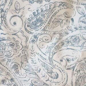 Charisma polyester microfiber blue paisley king pillowcases (2)